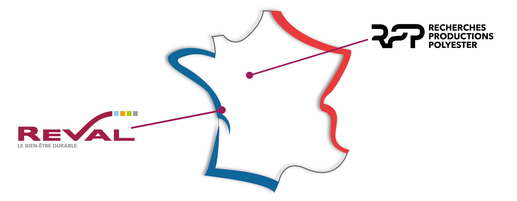 carte usine de production france reval