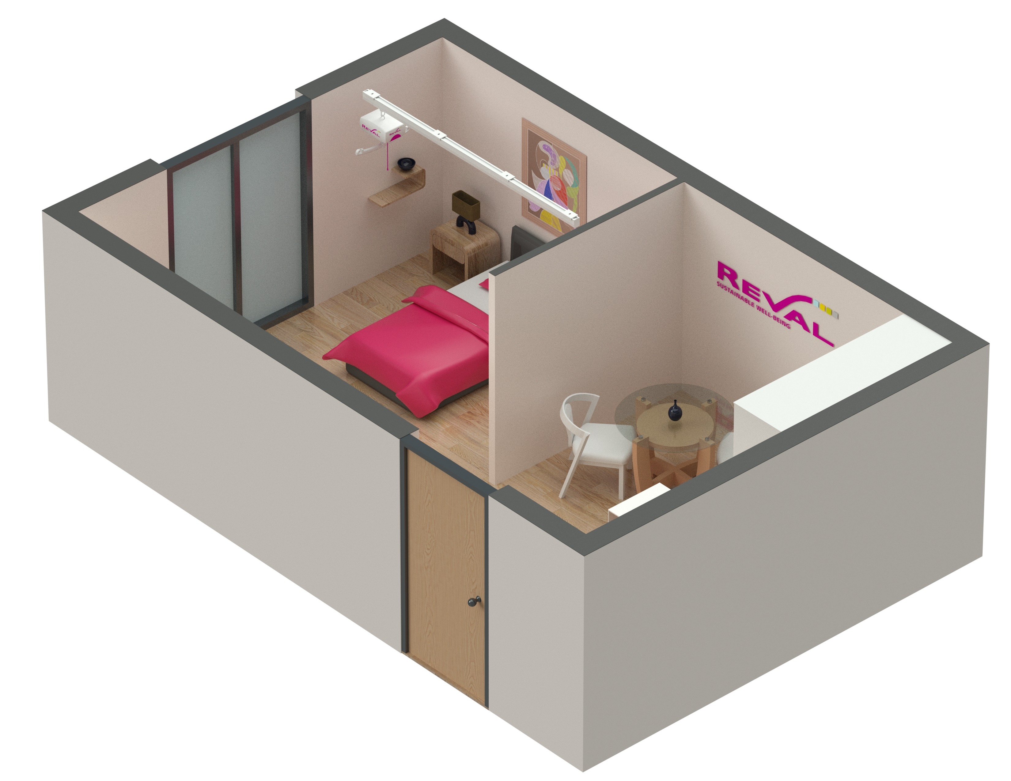 Rails droit - lève-personnes