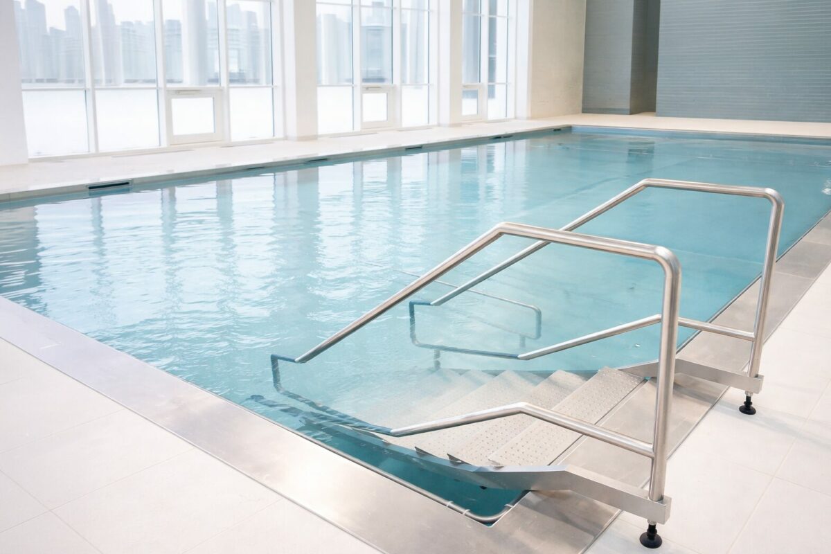 ESCALIER POUR PISCINE REEDUCATION_FRANCE REVAL